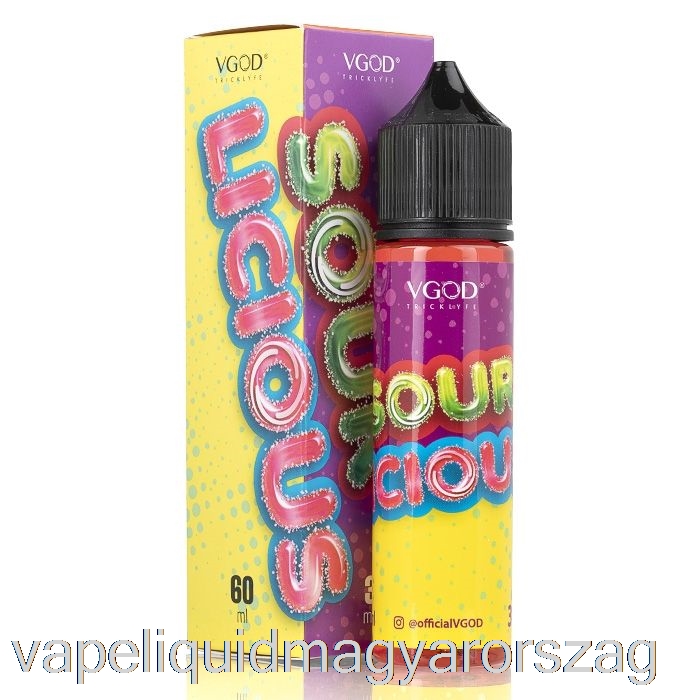 Sourlicious - Vgod E-liquid - 60ml 6mg Vape Toll